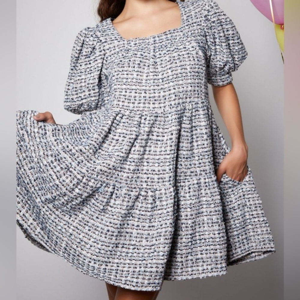 Sister Jane Waltz Tweed Confetti Dress - Picture 1 of 9